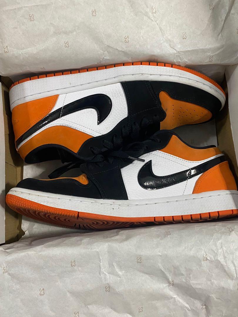Original Air Jordan 1 Low white Black Starfish Size 10 US Men s