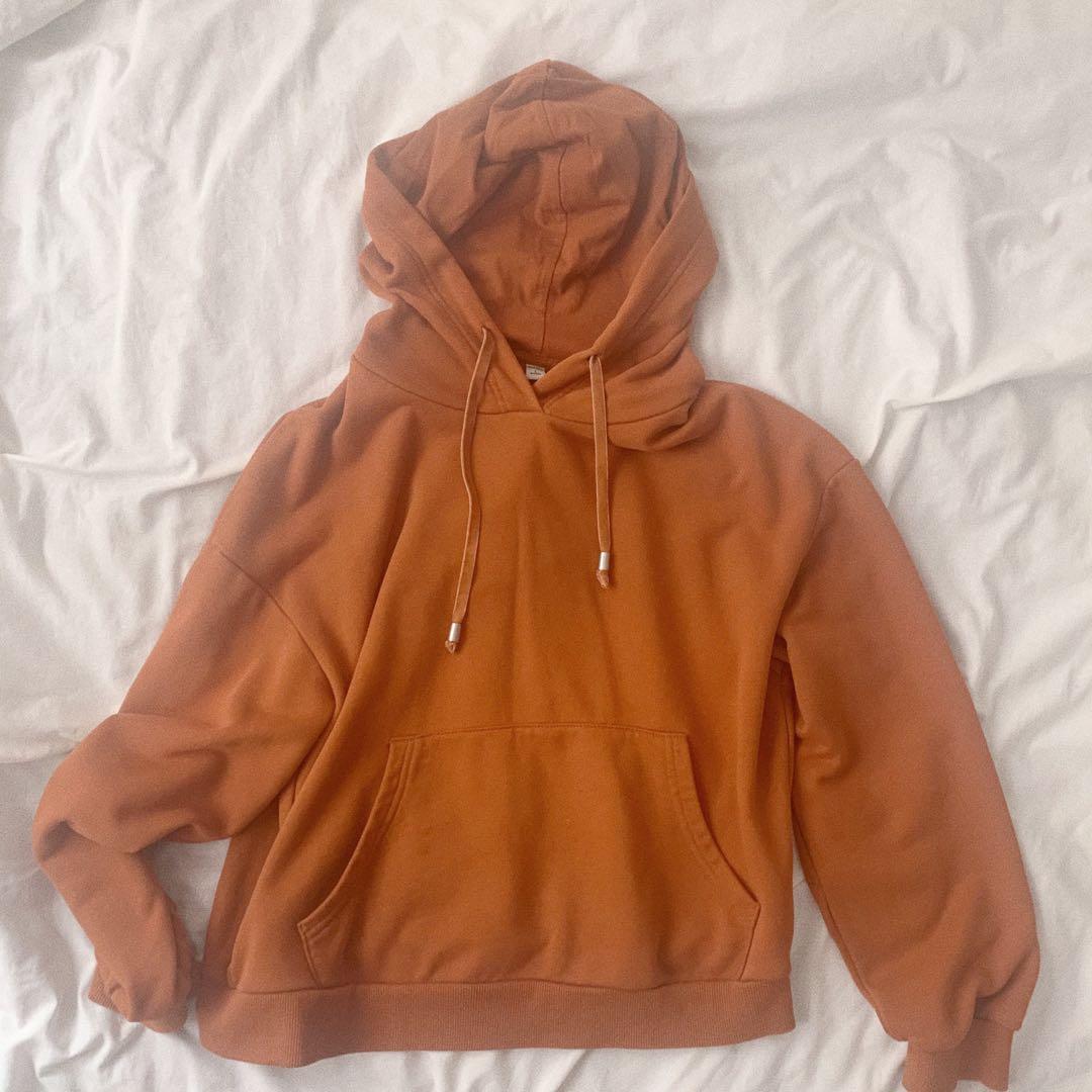 Burnt orange hoodie clearance