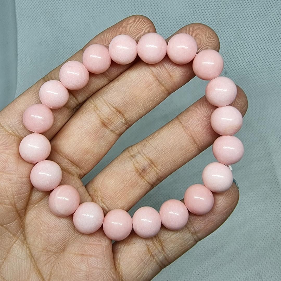 no。027   wire bracelet × 淡水pearl