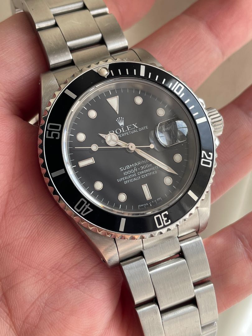 Rolex submariner clearance 16610 value