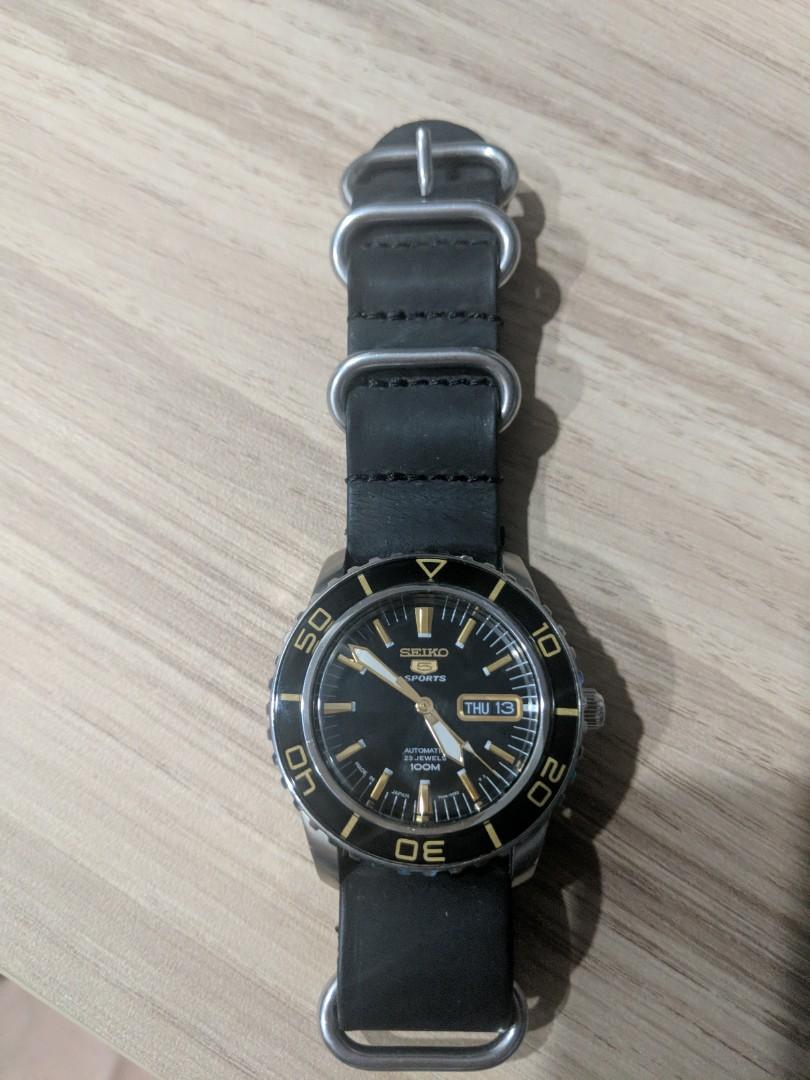 seiko 5 sports SNZH57 Fifty Fathoms Luxury Watches on Carousell