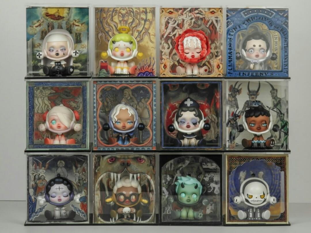 Skull Panda Ancient Castle Acrylic Display Box, Hobbies & Toys, Toys