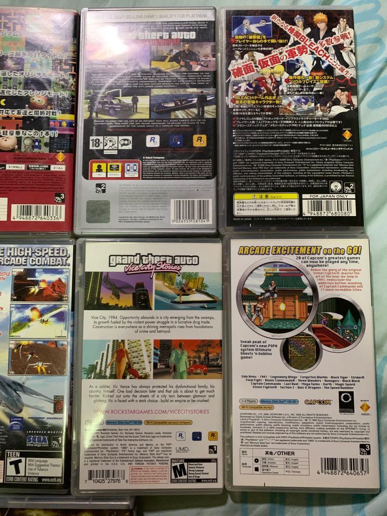 Sony psp umd games 25 each, Video Gaming, Video Game Consoles
