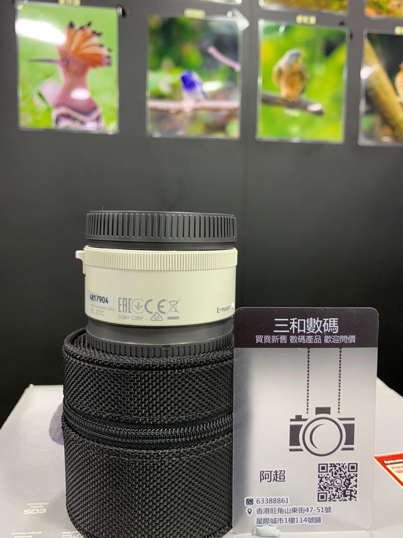 Sony sel20tc 2.0x teleconverter lens, 攝影器材, 鏡頭及裝備