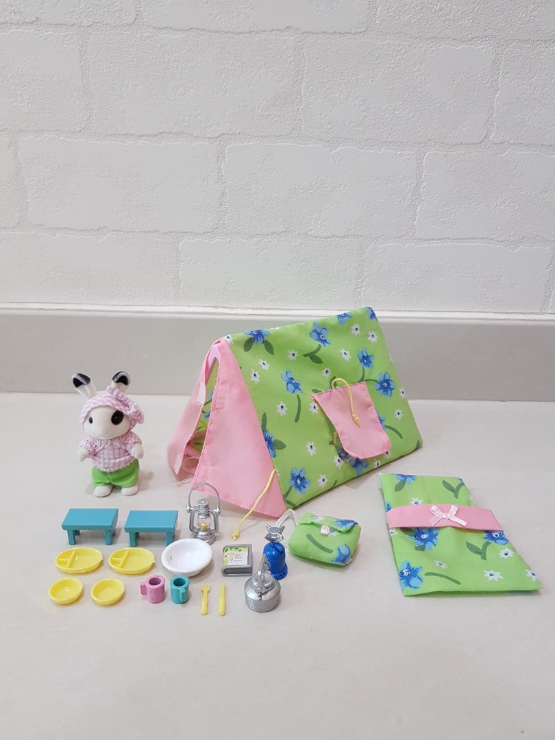 Sylvanian families ingrid's camping set sales