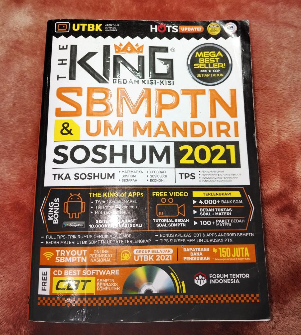 Bonus Binder Dan Loose Leaf The King Sbmptn Soshum 2021 Buku Alat Tulis Buku Di Carousell