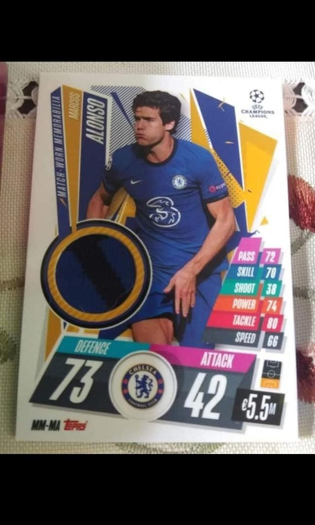Topps Match Attax Extra Alonso Chelsea Match Worn 100 Sports Other On Carousell
