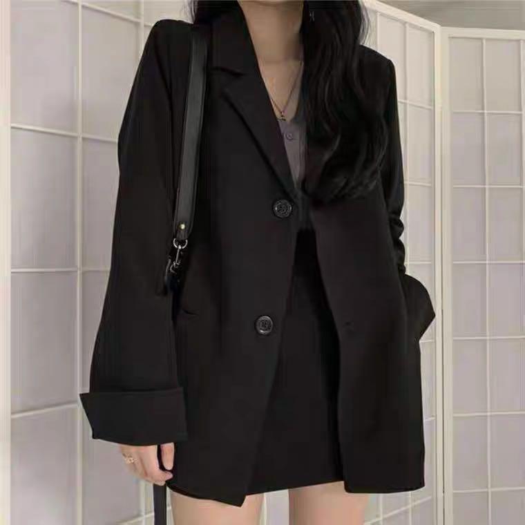 Korean sales long blazer