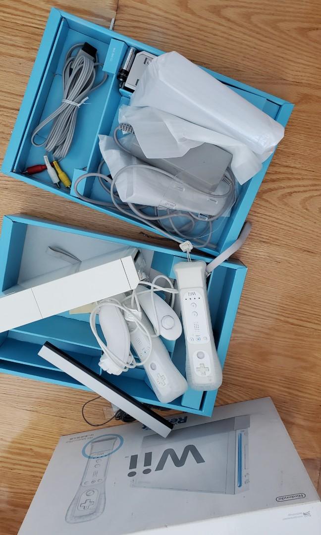 全套二人wii Game Set 連包裝 遊戲機 電子遊戲機 Nintendo 任天堂 Carousell