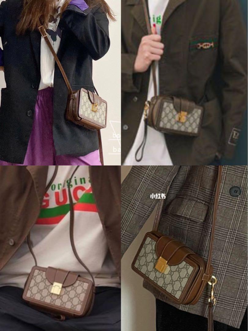 Gucci mini bag with clasp closure on sale