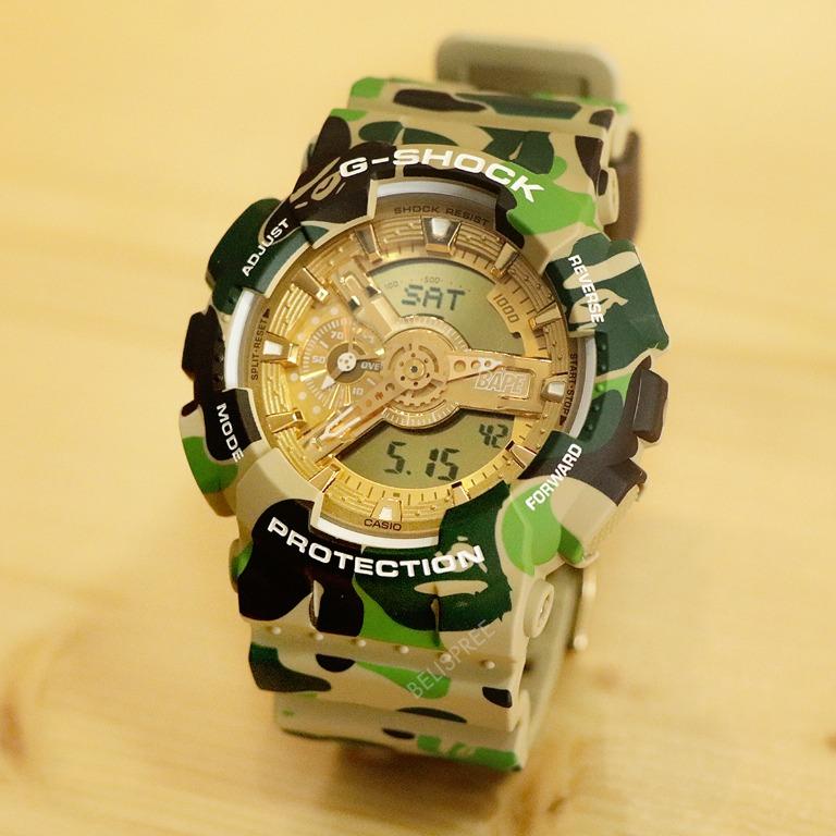 A BATHING APE® X G-SHOCK GA-110 ＋ノベルティー付