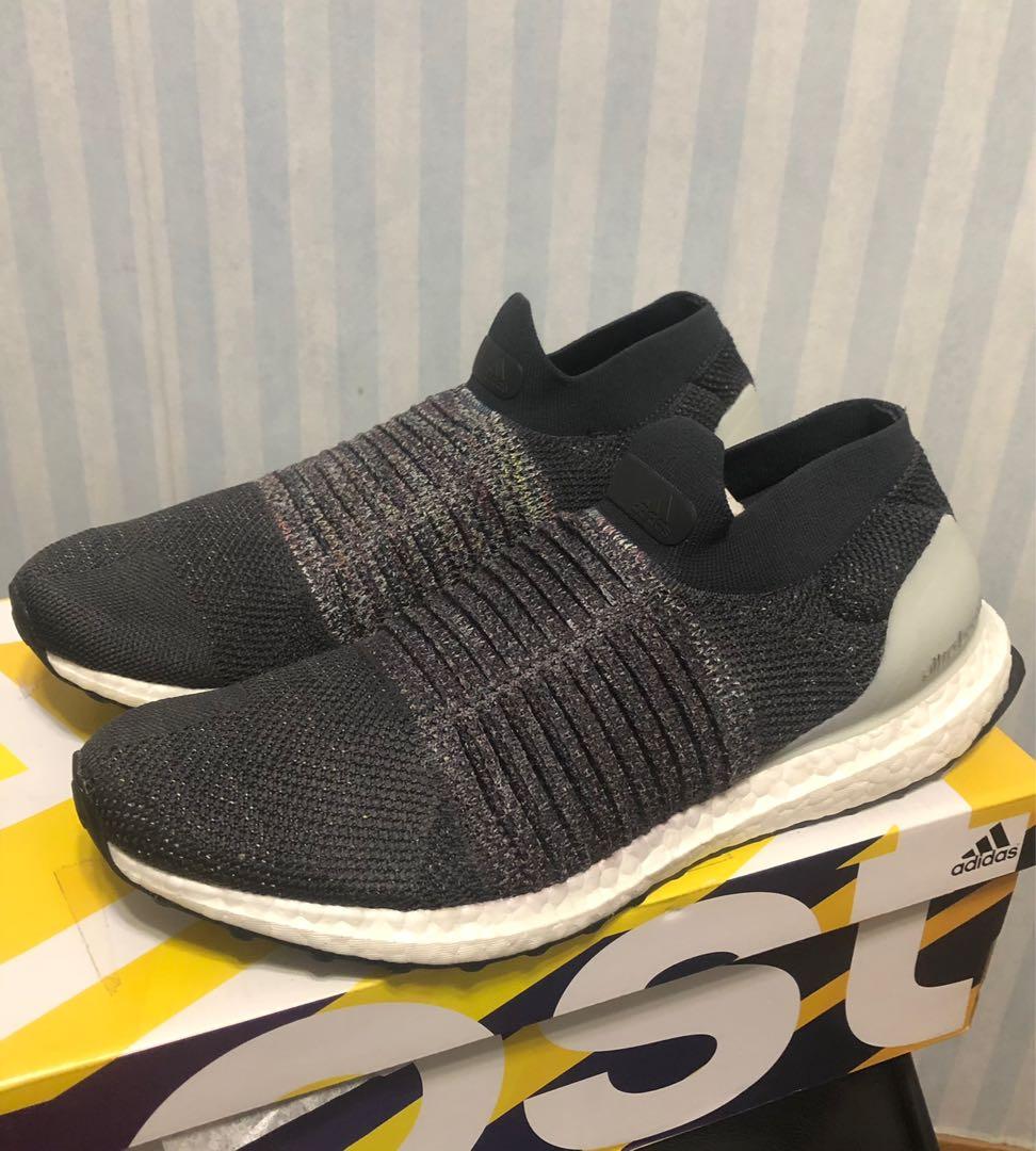 Adidas ultra boost hotsell laceless black 99