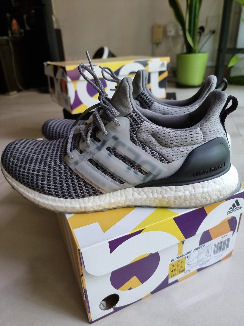 Adidas ultra boost sales undefeated performance running grey