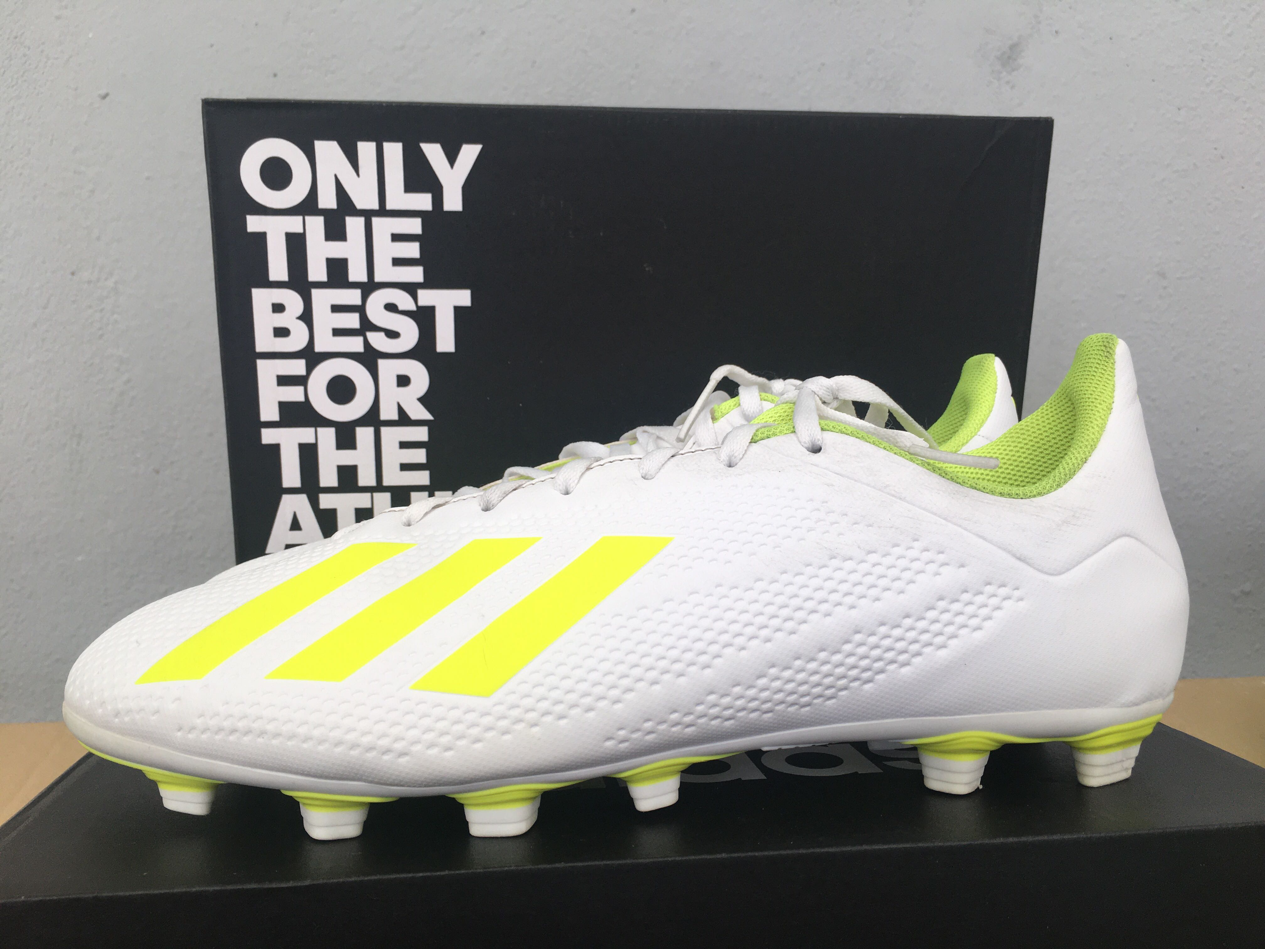 Adidas x 18.4 mens fg football boots deals