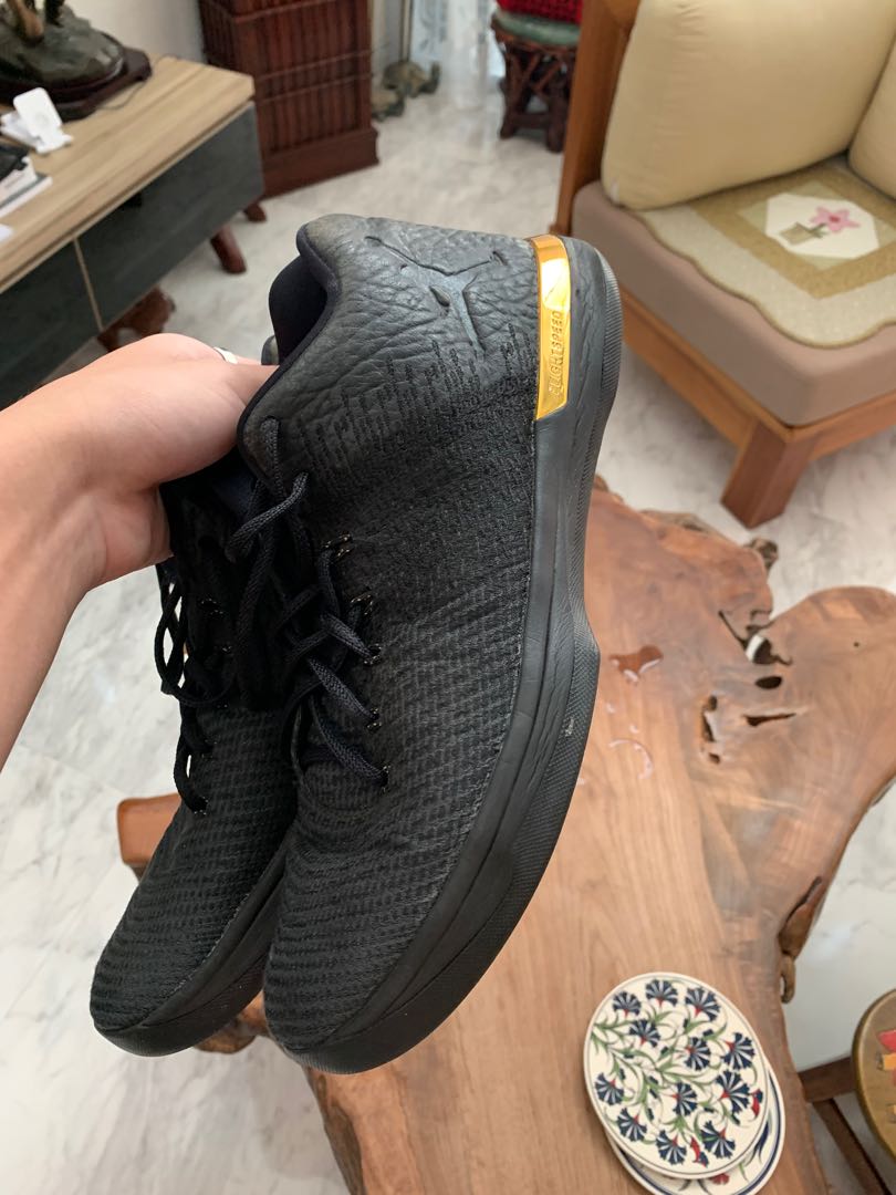 Air Jordan 31 Low Black Gold Men S Fashion Footwear Sneakers On Carousell