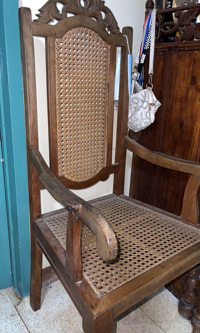 Antique bishop's chair on sale