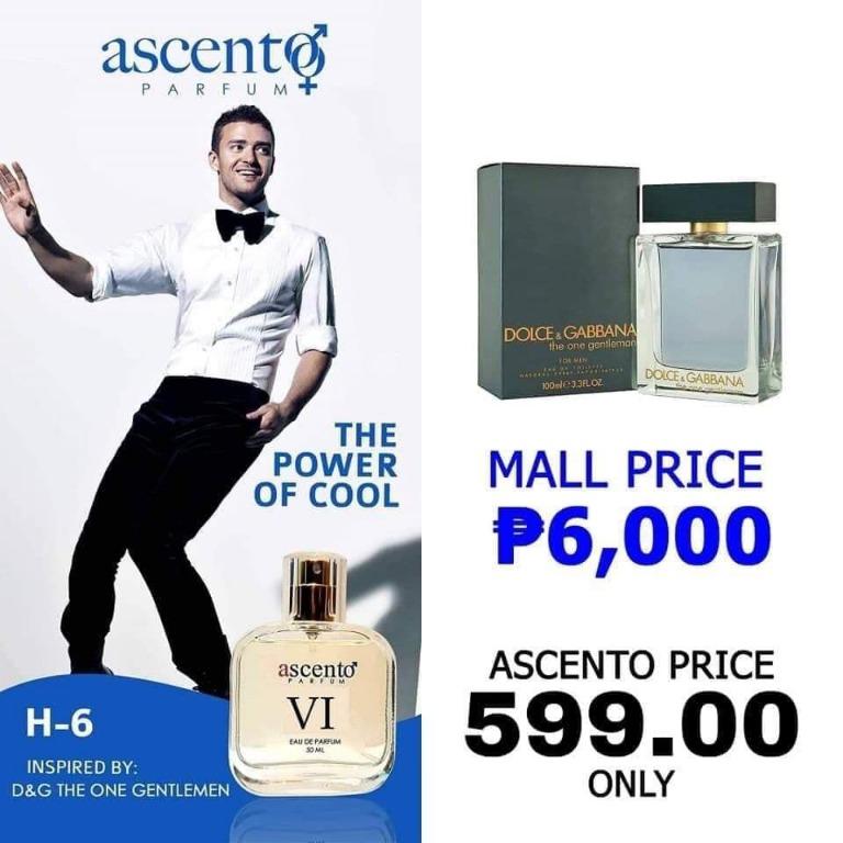 Ascento Parfum D&G Gentleman (Category: Fragrance & Deodorants) located in Makati City. Submitted by ccn.1975 (Listing ID 1087731904, Image 1). Description: ♢Eau De Parfum ♢Inspired By Famous Expensive Brands ♢22% Oil Based ♢Long Lasting ♢Superior Quality ♢Affordable Make your gift extraordinary with Ascento Parfum! Perfect Giveaways/Souvenirs/Gifts for : ✓Birthday ✓Christmas ✓New Year ✓Valentines ✓Wedding ✓Debut ✓Christening ✓Anniversary ✓Gender