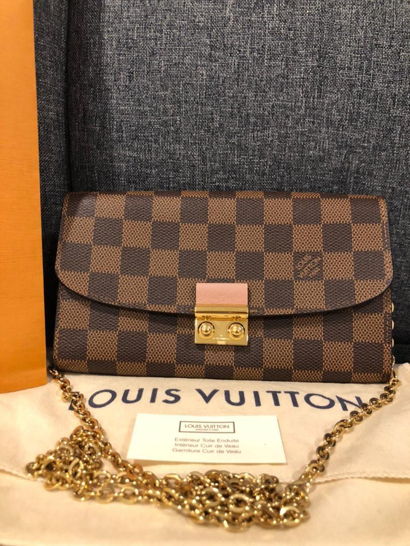 Authentic Louis Vuitton Croisette Wallet on chain WOC