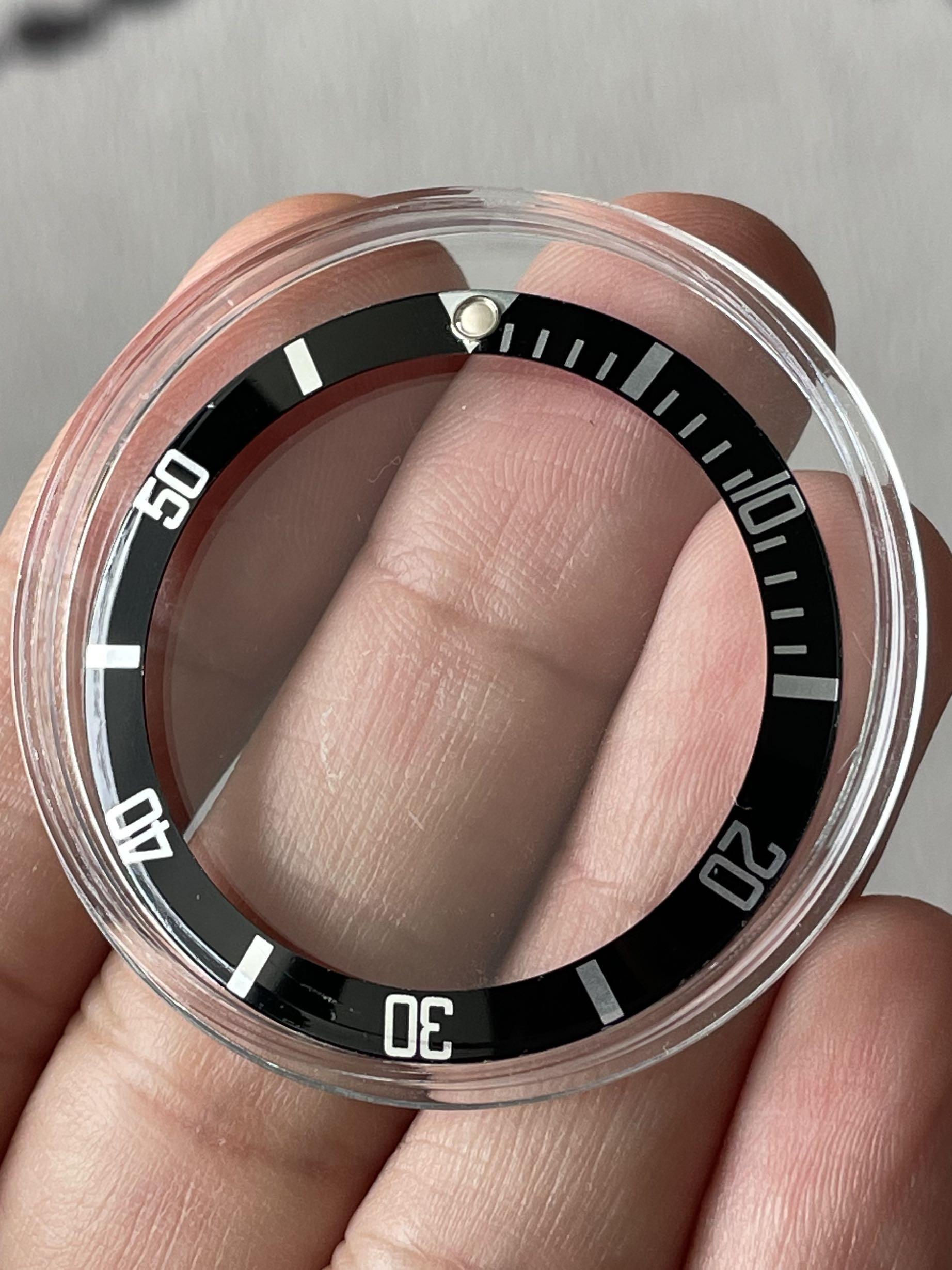 Genuine rolex on sale submariner bezel insert