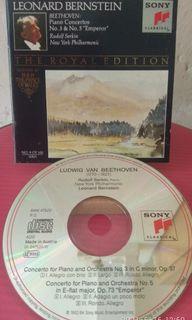 Beethoven Piano Concertos No.3 & No.5 "Emperor" (The Royal Edition No.9 of 100) (Leonard Bernstein) (Made in Austria)