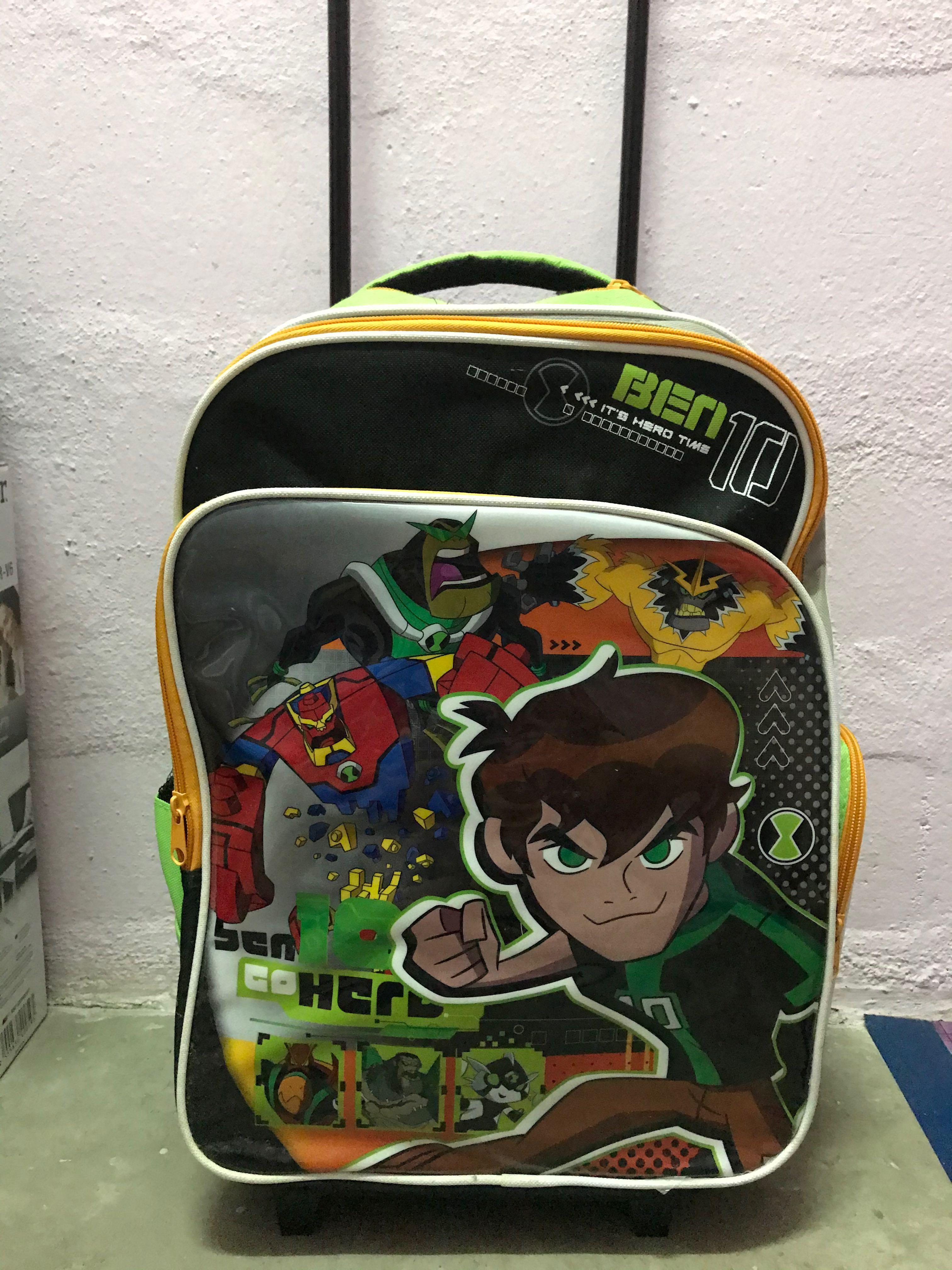 Ben 10 sale trolley school bag