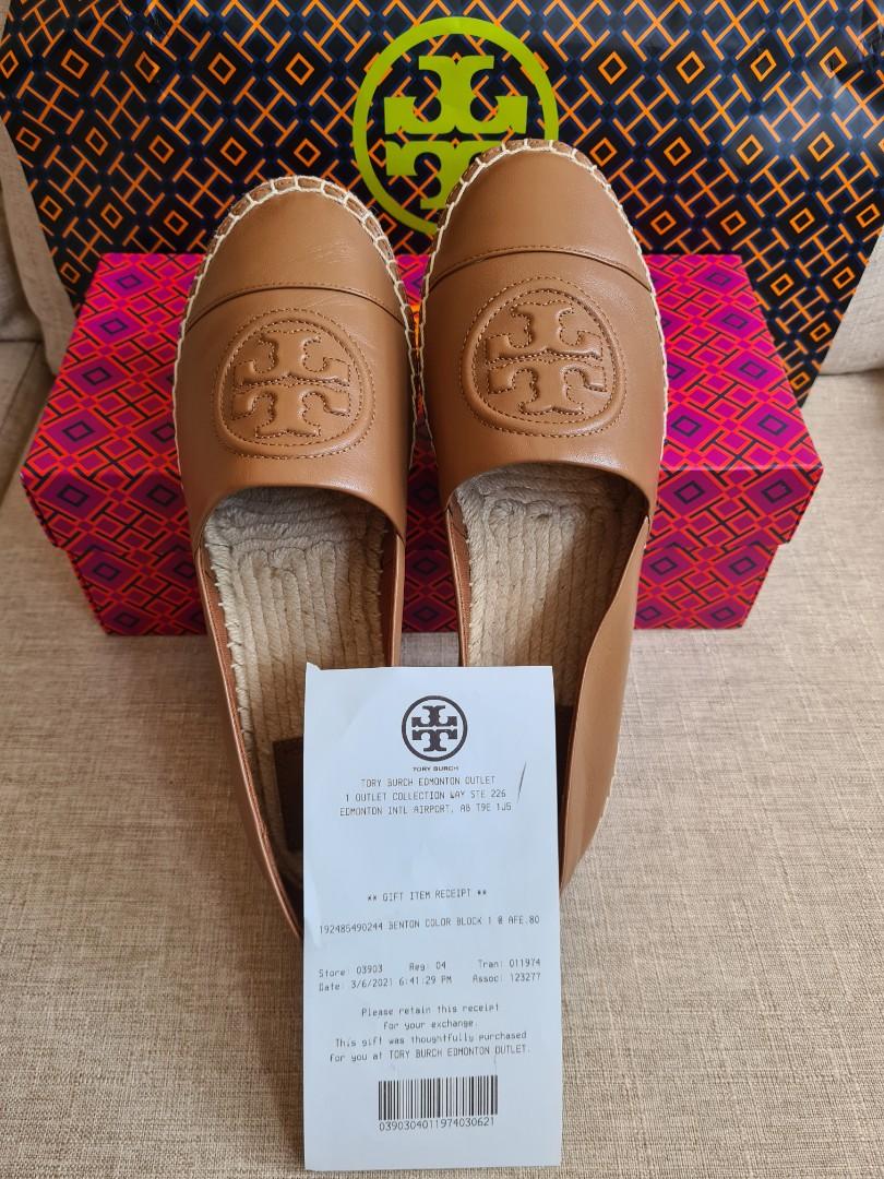 BNEW! On hand All Original! Tory Burch Size 8 Espadrille, Women's Fashion,  Footwear, Flats & Sandals on Carousell