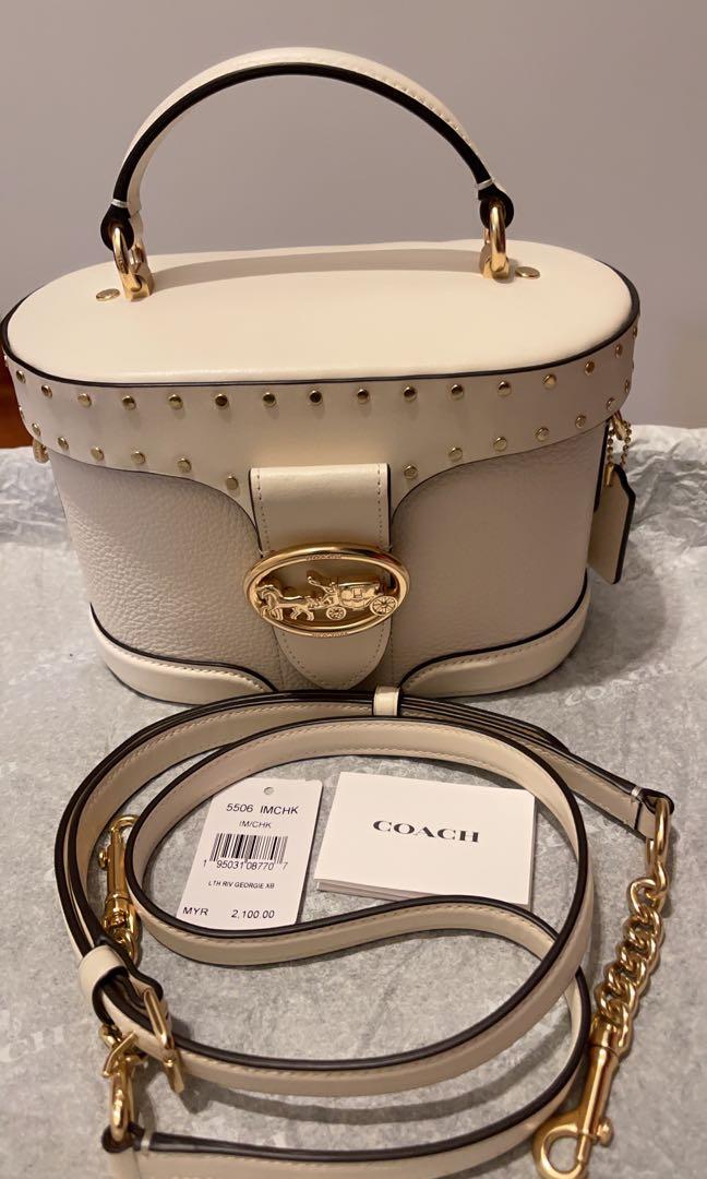 Brand New Coach Georgie Gem Crossbody With Rivets