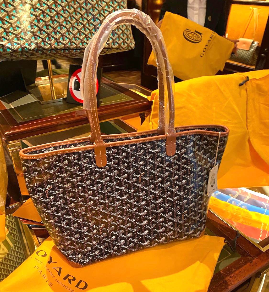 Goyard Artois MM in Black and Tan (for Pre-order) - Selectionne PH