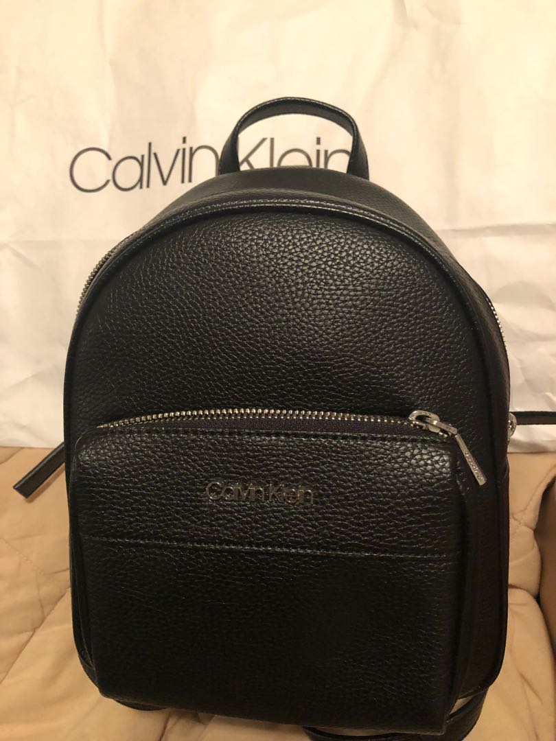 Calvin klein leather backpack, Women's Fashion, Bags & Wallets, Backpacks  on Carousell