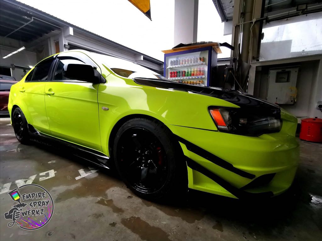 Car Spray Painting Aikka Lime Yellow AK2173, Car Accessories, Car
