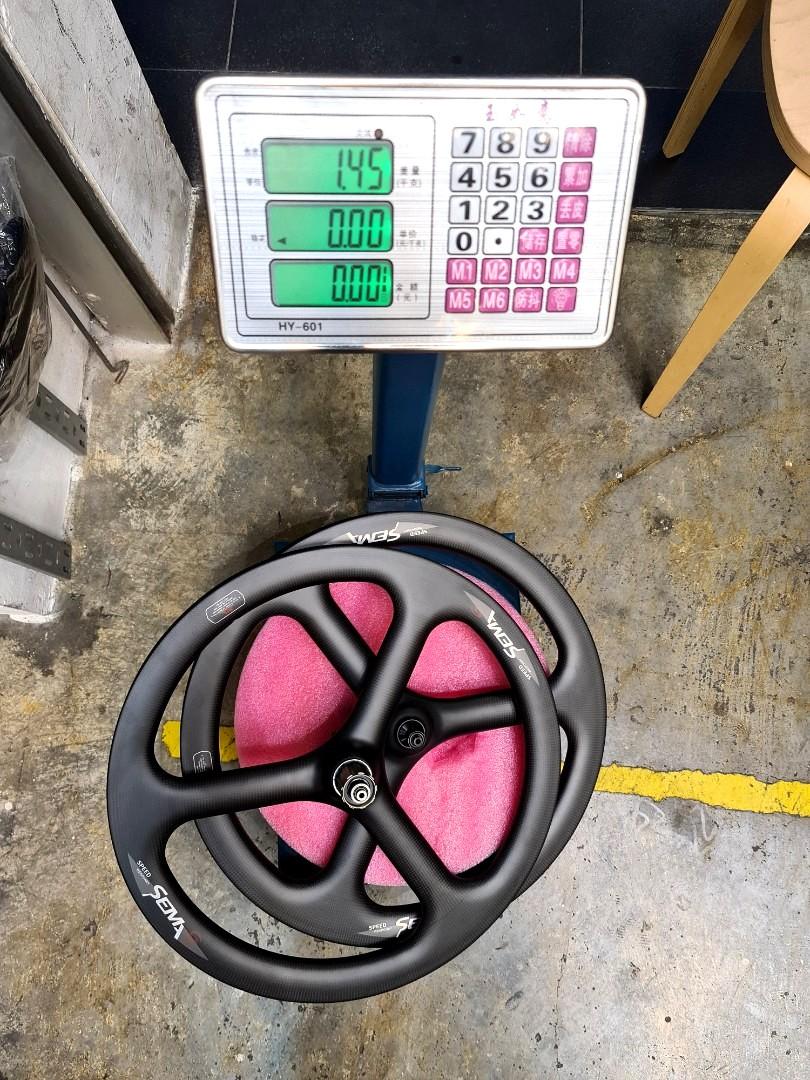 **Wheelset Carbon Fiber 3K 9s11s Disc Brake TriSpoke SEMA Decal