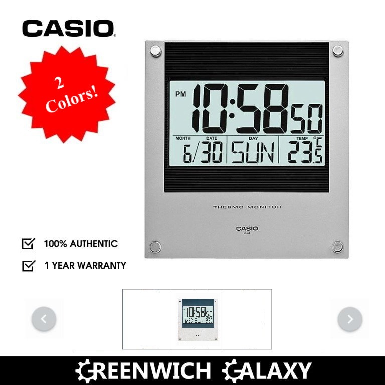 Casio digital wall 2025 clock