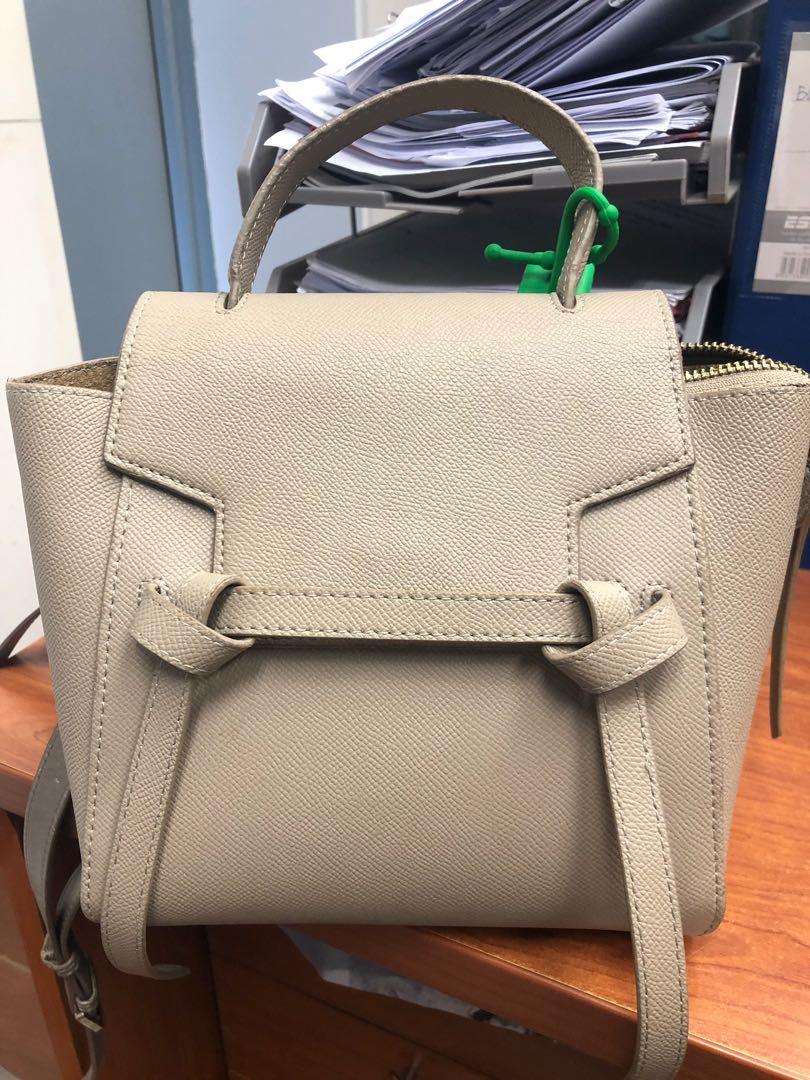 Celine similar pico belt bag in grains calf skin