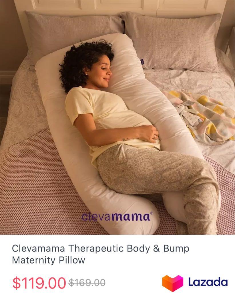 Clevamama Therapeutic Body Bump Maternity Pillow Babies Kids