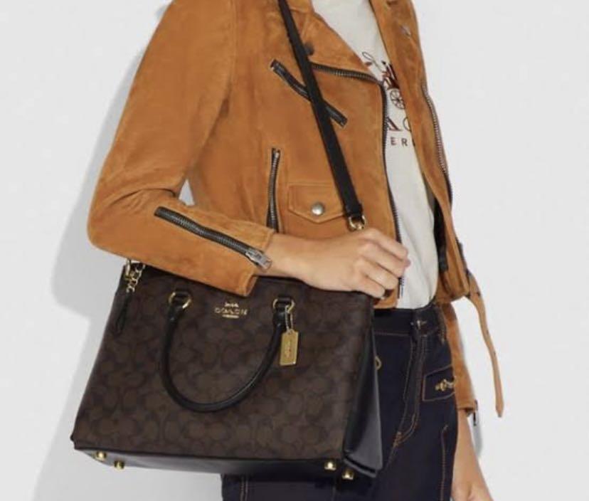 Coach Mia Satchel Handbag Women s Fashion Bags Wallets Shoulder Bags on Carousell