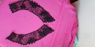 COLLAR LACE..DETACHABLE. OR SEWN
