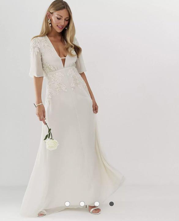 Casual champagne wedding top dresses