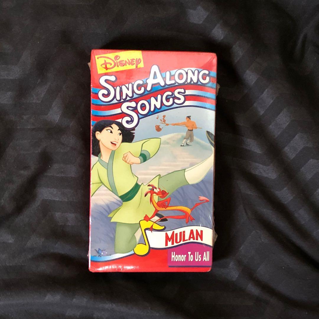Disney Sing Along Songs VHS (SEALED), Hobbies & Toys, Music & Media ...