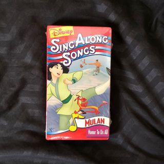 Disney Sing Along Songs VHS (SEALED)