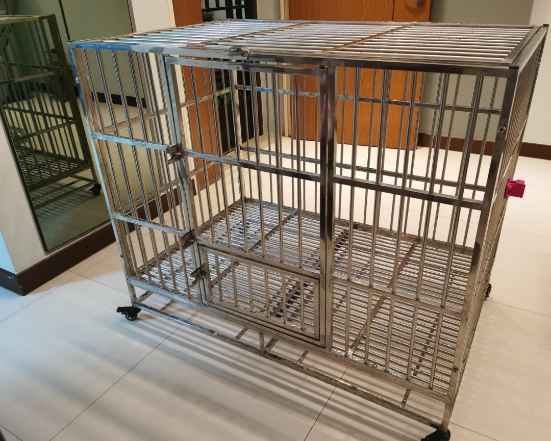 Dog Cage with Pee Tray, Pet Supplies
