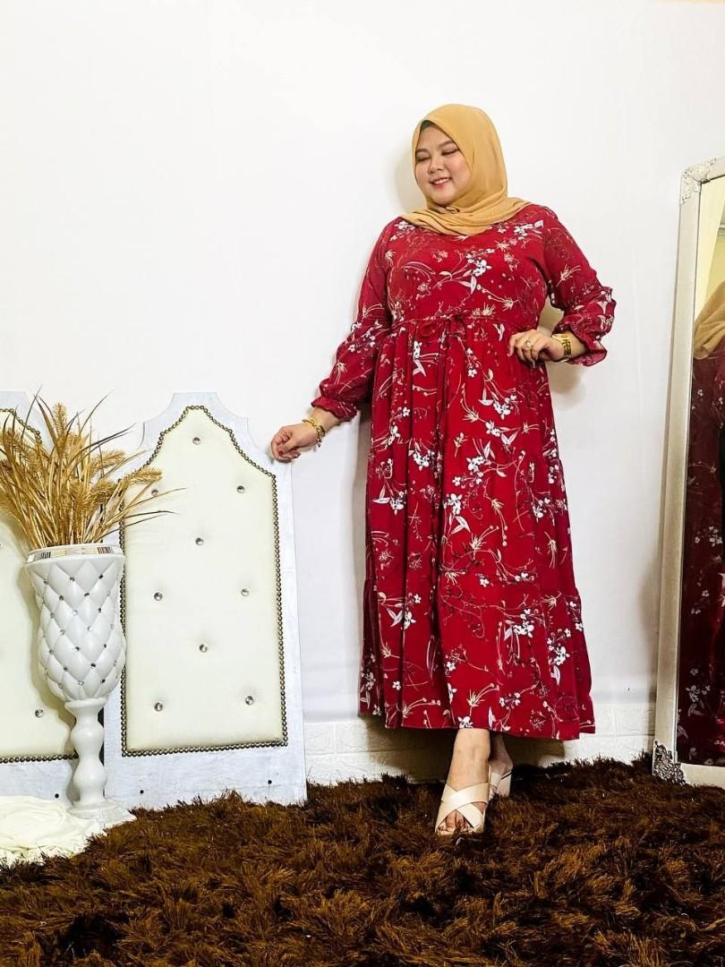 Dress dinner muslimah plus size shop