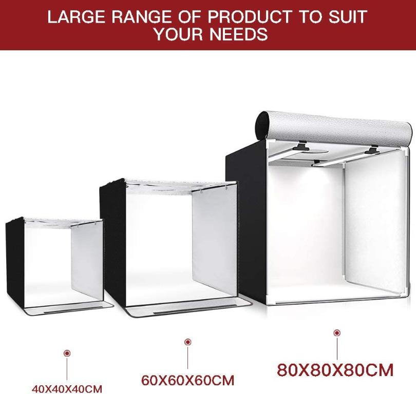 Samtian photo shop light box 32x32x32