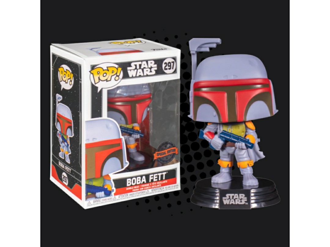 Funko Pop Star Wars Boba Fett Vintage 297 Hobbies Toys Toys Games On Carousell