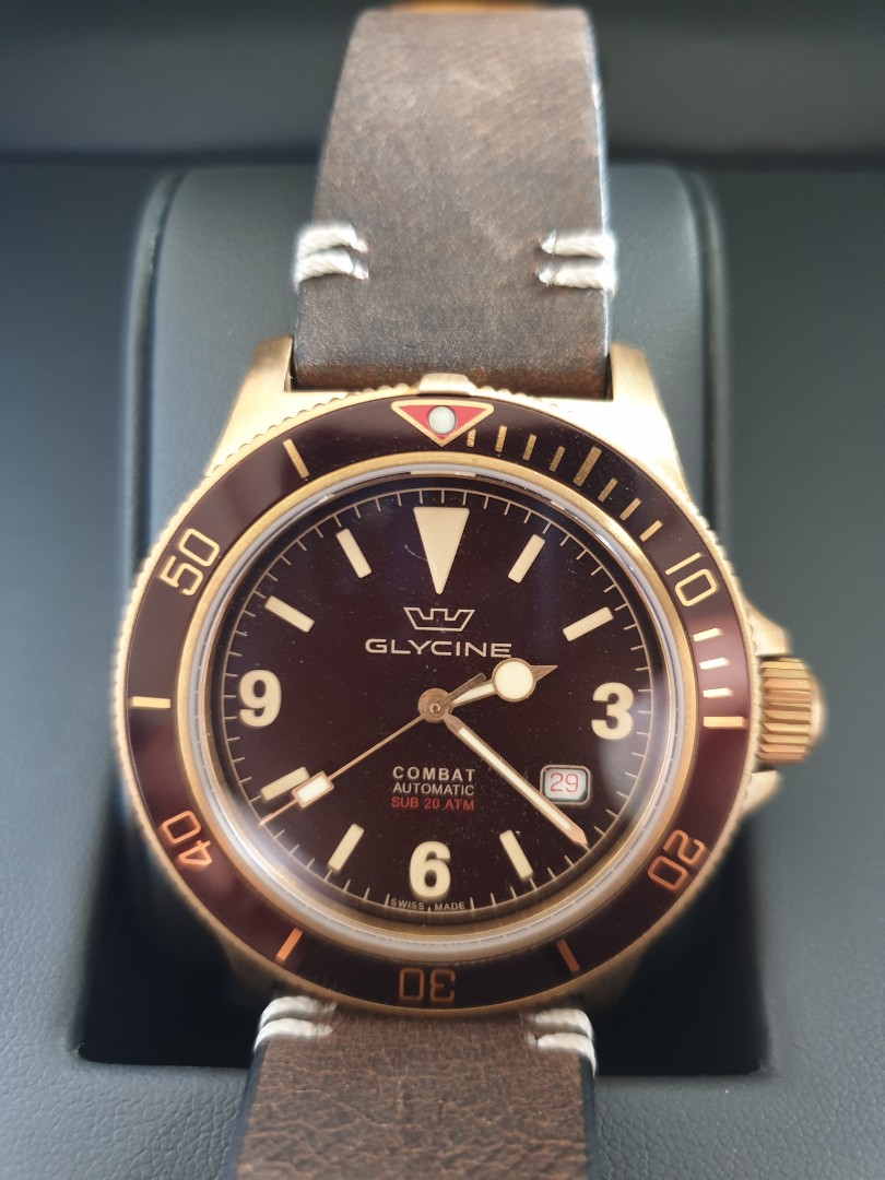 Glycine combat clearance sub vintage