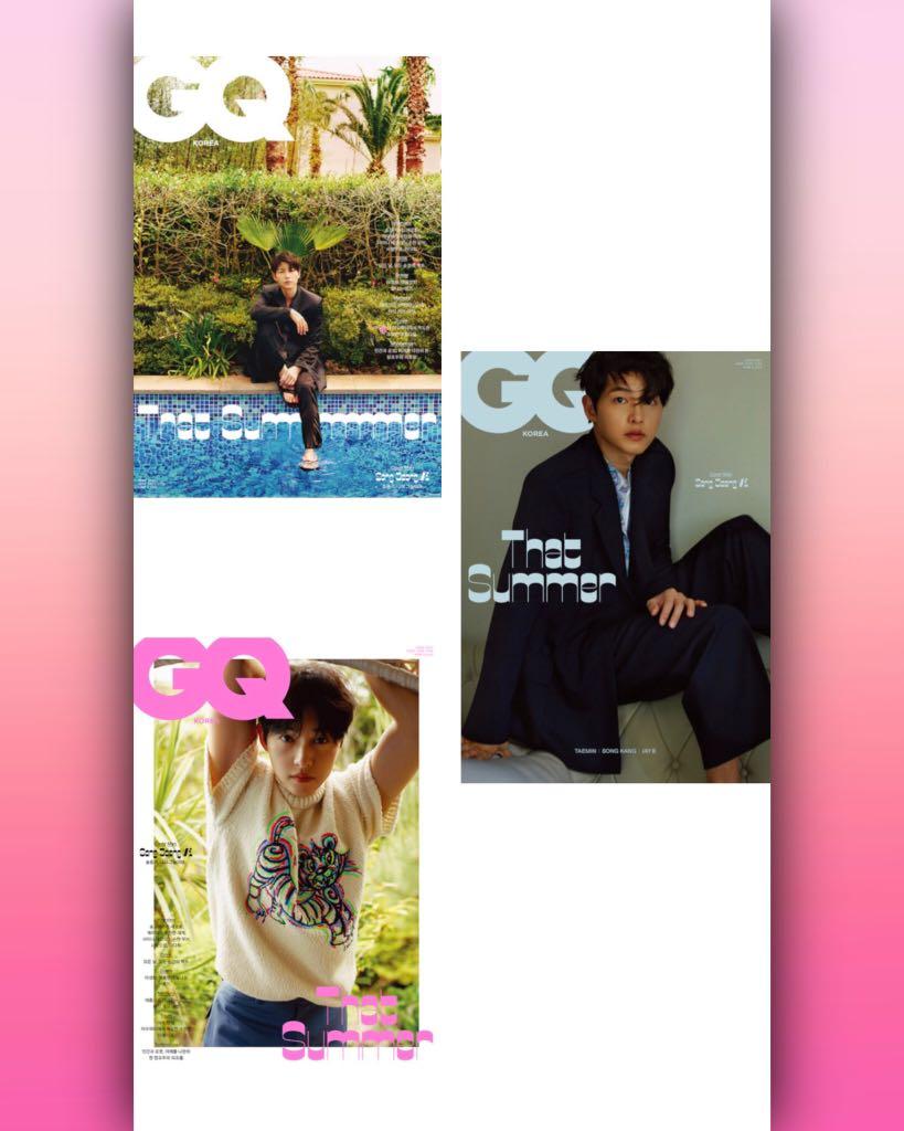 Gq Korea Magazine June 21 Cover Of Song Joong Ki Hobbies Toys Books Magazines Magazines On Carousell