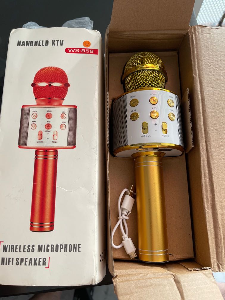 Handheld KTV wireless microphone and Bluetooth speaker, Audio