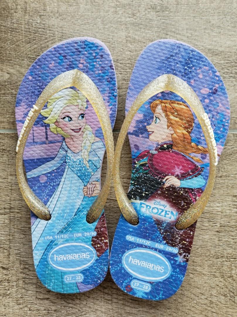 Frozen slippers clearance havaianas