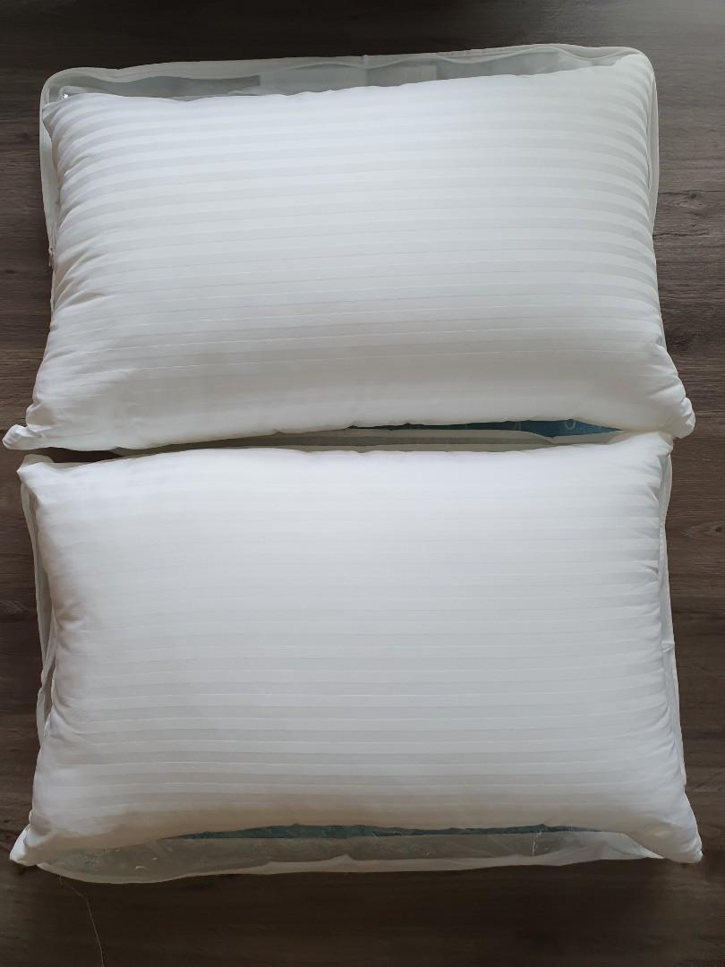 Hollow fibre pillow, Furniture & Home Living, Bedding & Towels on Carousell