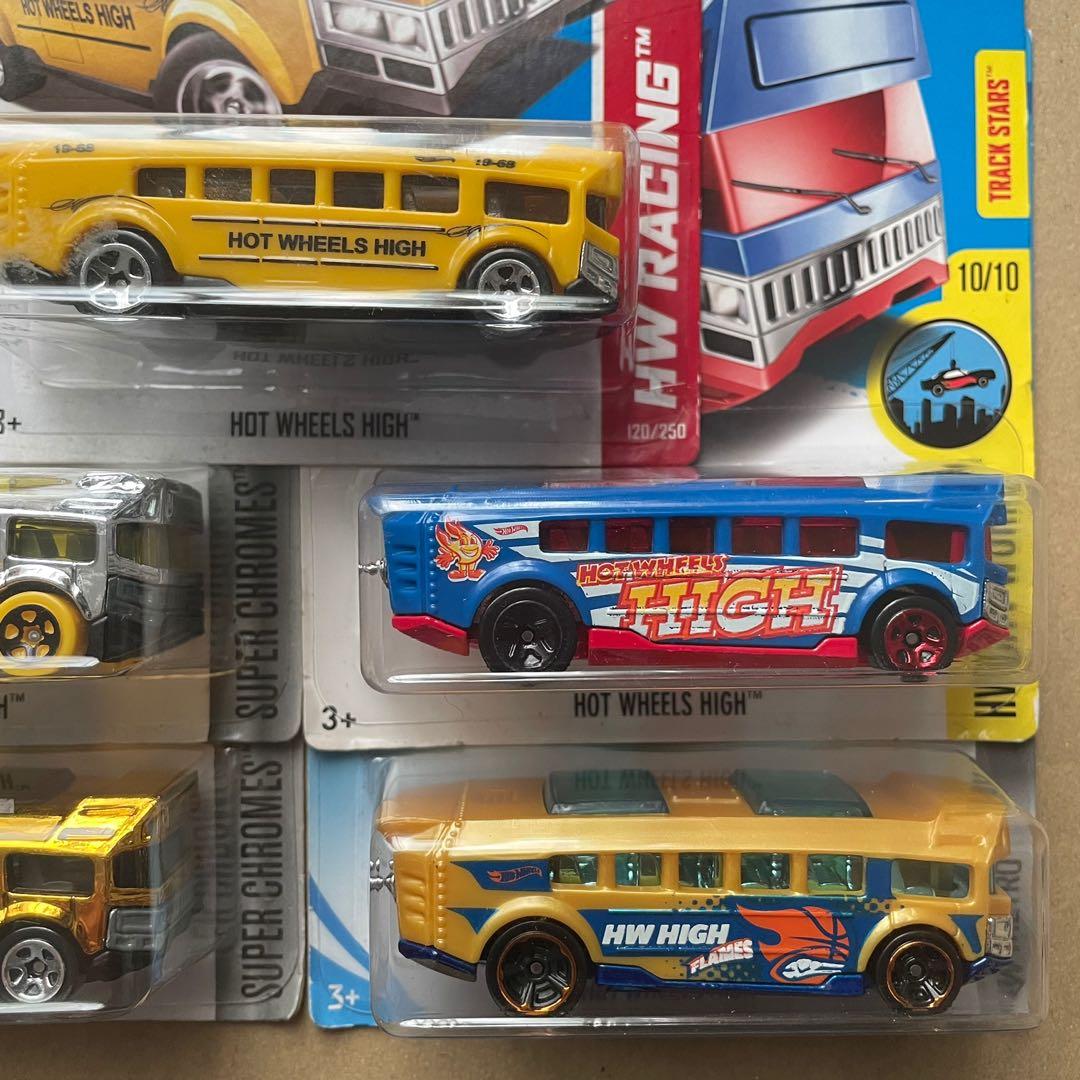 Hot wheels high school top bus