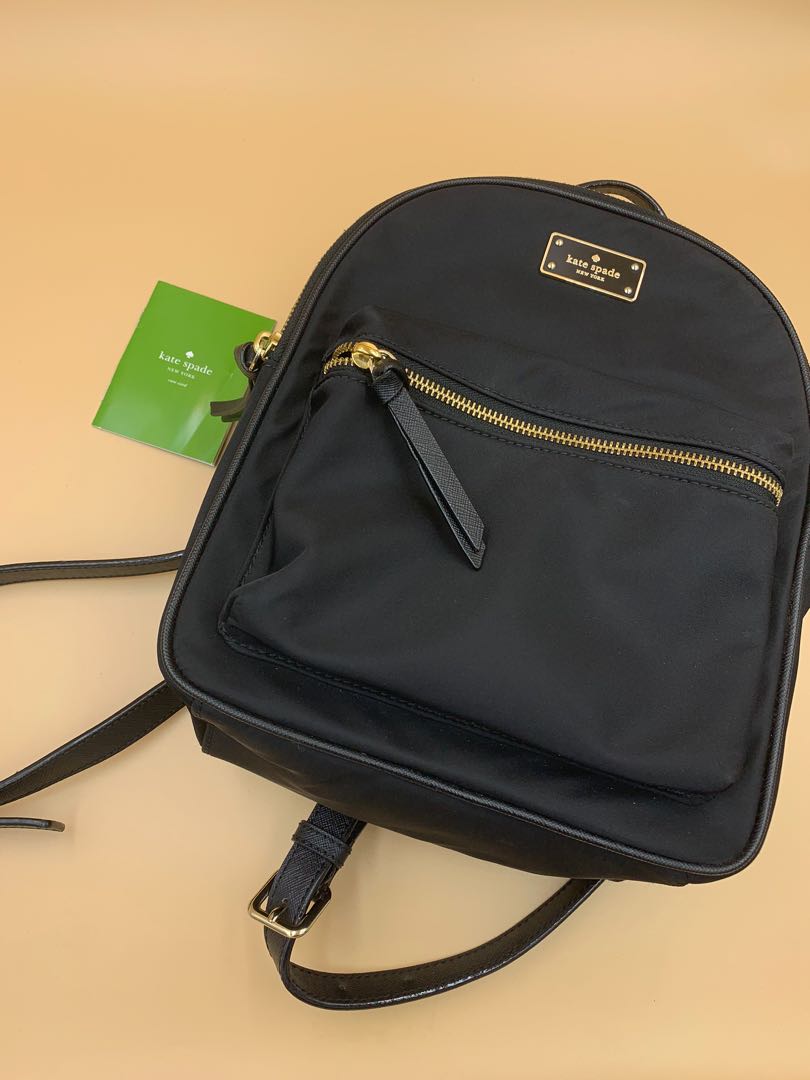 Sale! Kate Spade Black Backpack, Women's Fashion, Bags & Wallets, Backpacks  on Carousell